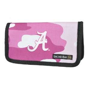  UA University of Alabama Crimson Tide Pink Camo Checkbook 