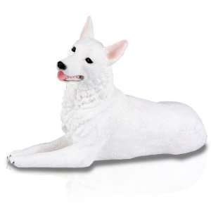  Figurine Dog Urns German Shepherd White