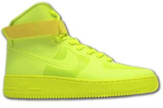 Nike Air Force 107 HI Hyperfuse Premium Neongelb Neu Schuhe Größen 