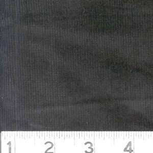  48 Wide 16 Wale Stretch Corduroy Black Fabric By The 