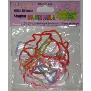    Snack Time 2 In 1 Style Tie Dye And Glow Rubber Bands Toys & Games
