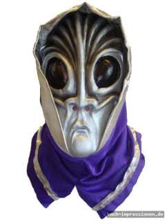 Alien Monster Maske Kostüm für Fasching Halloween NEU  