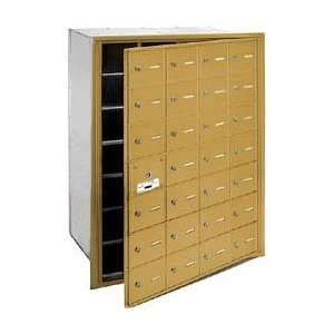   Mailbox   28 A Doors (27 usable)   Gold   Front Loading   USPS Access