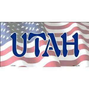  American Flag (Utah) License Plates 