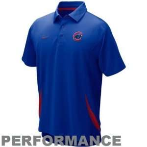   Chicago Cubs Royal Blue Dri FIT Performance Polo