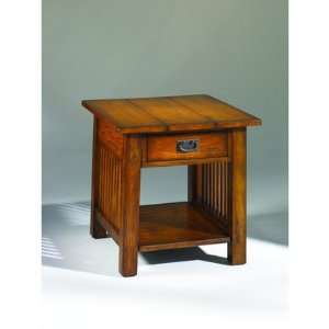  Mission Oak Single Drawer End Table Furniture & Decor