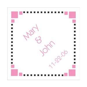  Pink Personalized Hang Tag (Set of 20)   Wedding Party 