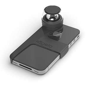 Kogeto DOT Case 360 Degree Video Lens for iPhone 4 / 4S (Black 