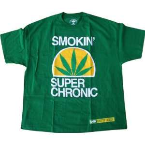  DGK T Shirt Super Chronic [X Large] Kelly Green Sports 