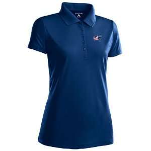  Columbus Blue Jackets Womens Pique Xtra Lite Polo Shirt 