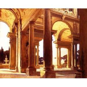  Study of Architecture, Florence John Singer Sargent H