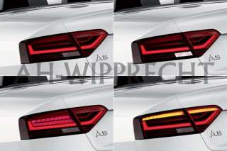 Original Audi RS5 S5 A5 LED Facelift Rückleuchten Heckleuchten 8T LED 