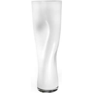  Squeeze White Large Crystal Vase