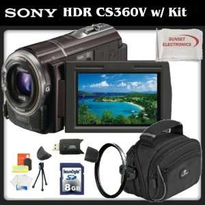  Sony HDR CX360V Flash Memory Camcorder w/ SSE Essential 