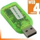mini Soundkarte 5.1 3D USB 2.0 Sound MSN ICQ #green w4W