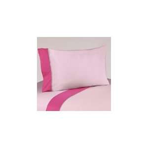  3 pc Twin Sheet Set for the Pink and Green Flower Bedding 