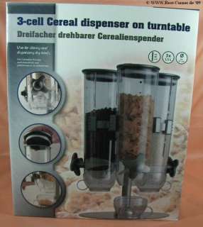 Cerealienspender Müslispender Cornflakesspender 3 fach 8711252954219 