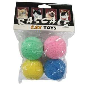  80045R Sponge Balls 4Pk Cat by Coastal Pet Products Pet 