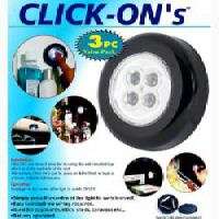 CLICK ONS LIGHTS ~ LED ~ STICK ON ~ NEW IN BOX ~  
