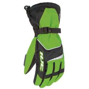  HJC Storm Snow Gloves Black/Green Extra Small XS 1224 041 