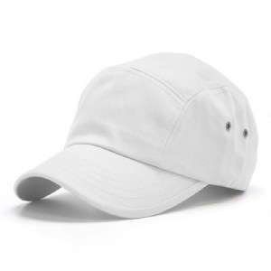 NEW NWT ADJUSTABLE WHITE URBAN 5 PANEL HAT CAP CAPS  