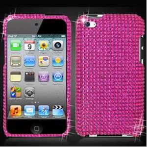  Apple iPod Touch 4th Generation Full Diamond Case   Pink 