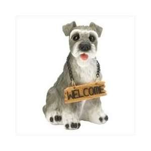  Welcome Schnauzer Figurine