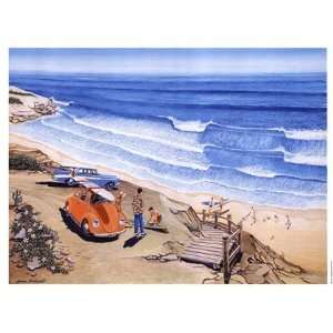 Day Surf by Gary birdsall 17x13 
