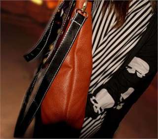 New PU Leather Ladys Shoulder Bag Tote Removable Straps Bag Free 