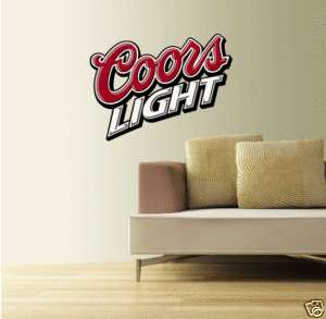 Coors Light Beer Wall Decor Interior Sticker 25X19  