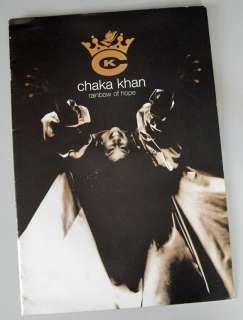 Chaka Khan rainbow of hope in Japan 1995 Program Book  