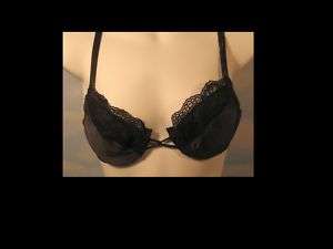 Jaclyn Smith 6401 Satin & Lace Soft Cup Bra 34A  