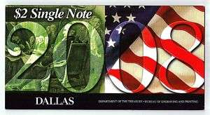 DALLAS SINGLE NOTE SOLD OUT AT BEP # K20086016D  