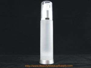 50   50 ML FROSTED AIRLESS TREATMENT SERUM PUMPS #5022  