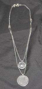   Strand Reversible Oxdzed Sterling Silver Pend Necklace   RET   N1823