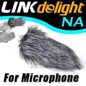 New 12cm Windscreen Windshield Mic Fur Muff Zoon for Micphone Reduce 