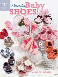 Beautiful Baby Shoes CROCHET 9 PAIRS NEW  