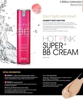 SKIN79] Hot Pink Super Plus Beblesh Balm 15g (Small) Pump BB Cream 