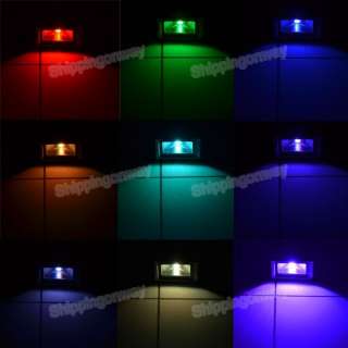 Popular Good 10W LED RGB Garden FloodLights Lamp IR Remote Controller 