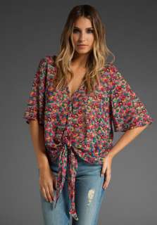 blu moon Mighty Aphrodite Top in Multi Floral  
