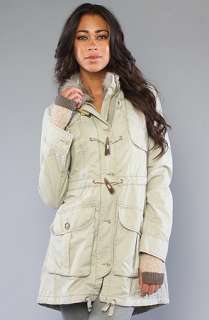 Free People The Sweater Lined Parka in Gray Stone  Karmaloop 