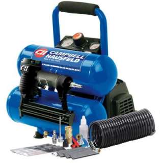 Campbell Hausfeld 2 Gallon Air Compressor with Nailer and Accessory 