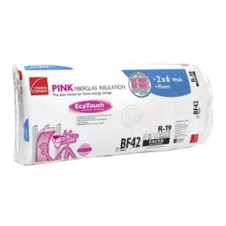 Owens Corning EcoTouch R19 Kraft 6 1/4 in. x 23 in. x 93 in. Batts in 