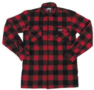Holzfäller Hemd Canadian Woodcutter rot schwarz S XXL