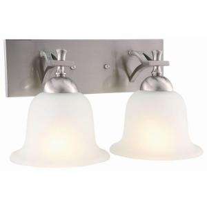 Design House Ironwood 2 Light Satin Nickel Wall Sconce 515635 at The 