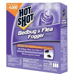 Hot Shot Bedbug and Flea Foggers (3 Pack) HG 95764 1 