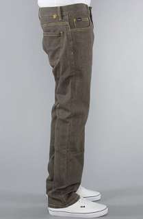 RVCA The Romero Jeans in Brown Wash  Karmaloop   Global Concrete 