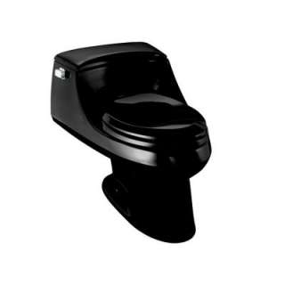   Piece Elongated Toilet in Black Black K 3466 7 