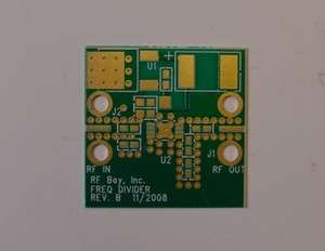 RO4350 PCB for Hittite Frequency Divider HMC437MS8G or HMC438MS8G 