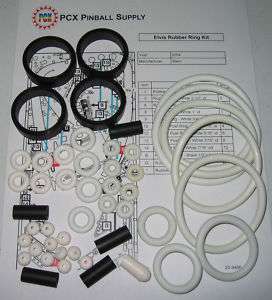 2004 Stern Elvis Pinball Rubber Ring Kit  